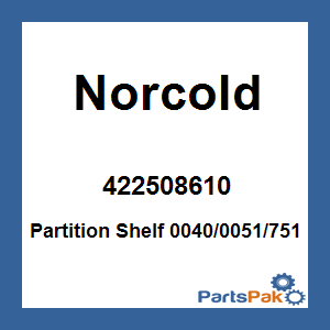 Norcold 422508610; Partition Shelf 0040/0051/751
