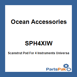 Ocean Accessories SPH4XIW; Scanstrut Pod For 4 Instruments