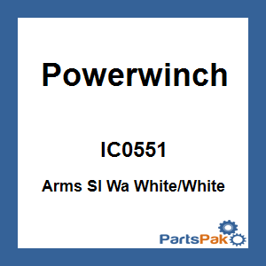 Powerwinch IC0551; Arms Sl Wa White/White