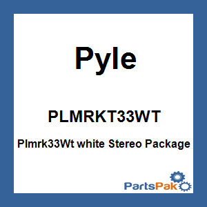 Pyle PLMRKT33WT; Plmrk33Wt white Stereo Package