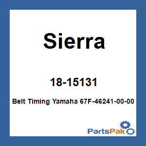 Sierra 18-15131; Belt Timing Yamaha 67F-46241-00-00