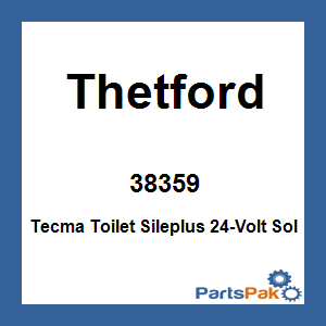 Thetford 38359; Tecma Toilet Sileplus 24-Volt Sol
