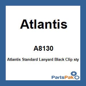Atlantis A8130; Atlantis Standard Lanyard Black