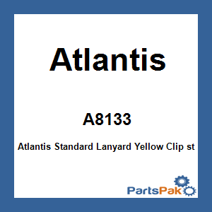 Atlantis A8133; Atlantis Standard Lanyard Yellow