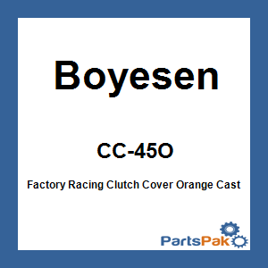 Boyesen CC-45O; Factory Racing Clutch Cover Orange