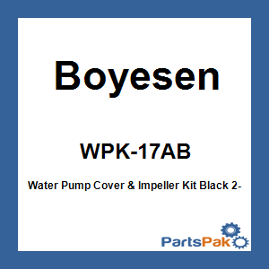 Boyesen WPK-17AB; Water Pump Cover & Impeller Kit Black