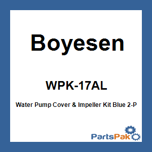 Boyesen WPK-17AL; Water Pump Cover & Impeller Kit Blue