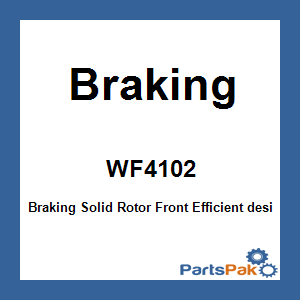 Braking WF4102; Braking Solid Rotor Front