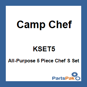 Camp Chef KSET5; All-Purpose 5 Piece Chef S Set
