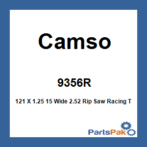 Camso 9356R; 121 X 1.25 15 Wide 2.52 Rip Saw Racing Track