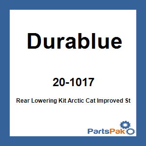 Durablue 20-1017; Rear Lowering Kit Fits Artic Cat