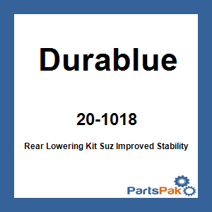 Durablue 20-1018; Rear Lowering Kit Suzuki
