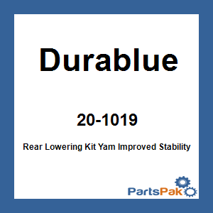 Durablue 20-1019; Rear Lowering Kit Yamaha