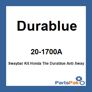 Durablue 20-1700A; Swaybar Kit Fits Honda