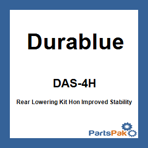 Durablue DAS-4H; Rear Lowering Kit Honda