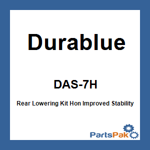 Durablue DAS-7H; Rear Lowering Kit Honda