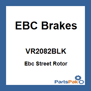 EBC Brakes VR2082BLK; Ebc Street Rotor
