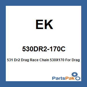 EK 530DR2-170C; 531 Dr2 Drag Race Chain 530X170