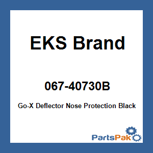 EKS Brand 067-40730B; Go-X Deflector Nose Protection Black