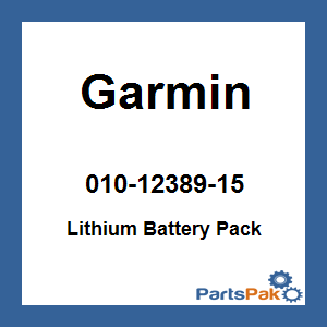 Garmin 010-12389-15; Lithium Battery Pack
