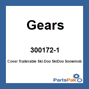 Gears 300172-1; Cover Trailerable Fits Ski-Doo Fits SkiDoo Snowmobile