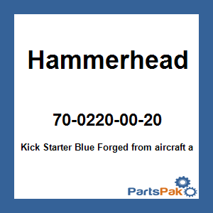 Hammerhead 70-0220-00-20; Kick Starter Blue