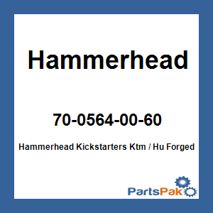 Hammerhead 70-0564-00-60; Hammerhead Kickstarters Fits KTM / Hu