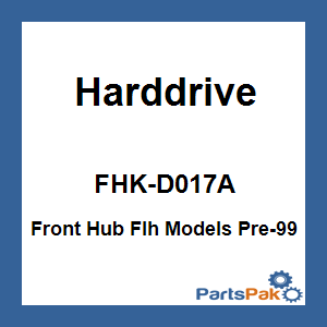 Harddrive FHK-D017A; Front Hub Flh Models Pre-99
