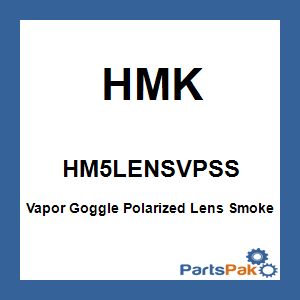 HMK HM5LENSVPSS; Vapor Goggle Polarized Lens Smoke
