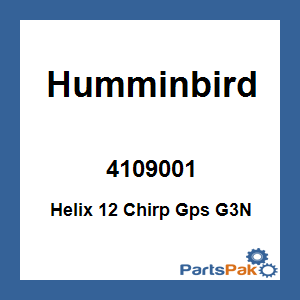 Humminbird 4109001; Helix 12 Chirp Gps G3N