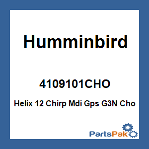 Humminbird 4109101CHO; Helix 12 Chirp Mdi Gps G3N Cho