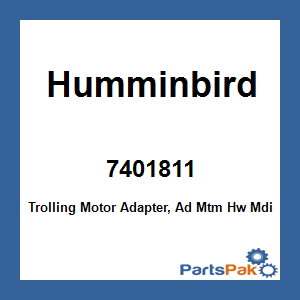 Humminbird 7401811; Trolling Motor Adapter, Ad Mtm Hw Mdi