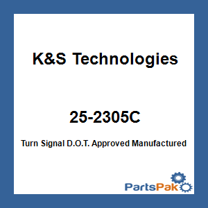 K&S Technologies 25-2305C; Turn Signal