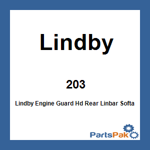 Lindby 203; Lindby Engine Guard Hd Rear Linbar Softail '96-Up