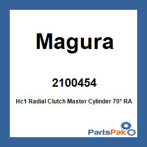 Magura 2100454; Hc1 Radial Clutch Master Cylinder