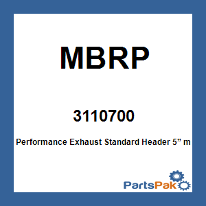 MBRP 3110700; Performance Exhaust Standard Header