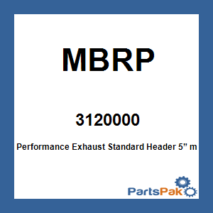 MBRP 3120000; Performance Exhaust Standard Header