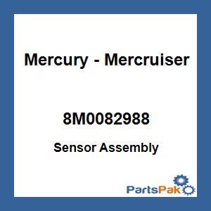 Quicksilver 8M0082988; Sensor Assembly Replaces Mercury / Mercruiser