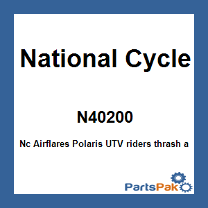 National Cycle N40200; Nc Airflares Fits Polaris