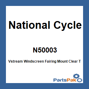 National Cycle N50003; Vstream Windscreen Fairing Mount Clear Tall