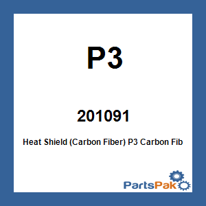 P3 201091; Heat Shield (Carbon Fiber)