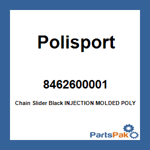 Polisport 8462600001; Chain Slider Black
