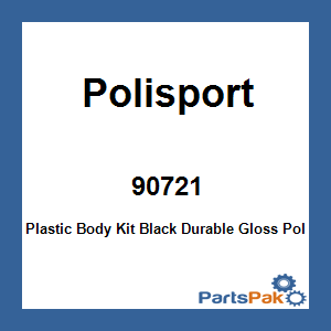 Polisport 90721; Plastic Body Kit Black