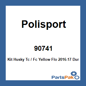 Polisport 90741; Kit Husky Tc / Fc Yellow Flo 2016-17
