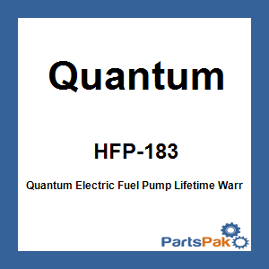 Quantum HFP-183; Quantum Electric Fuel Pump