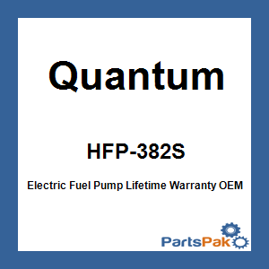 Quantum HFP-382S; Electric Fuel Pump