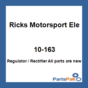 Ricks Motorsport Electrics 10-163; Fits Honda Rectifier-Regulator