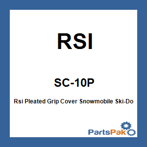 RSI SC-10P; Rsi Pleated Grip Cover Snowmobile Fits Ski-Doo Fits SkiDoo Xm Summit 1-Up Seat
