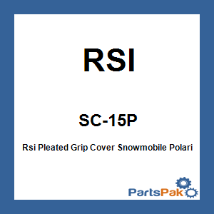 RSI SC-15P; Rsi Pleated Grip Cover Snowmobile Fits Polaris Pro Rmk / Axys Rmk