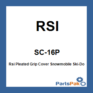 RSI SC-16P; Rsi Pleated Grip Cover Snowmobile Fits Ski-Doo Fits SkiDoo Gen4 Summit / Freeride
